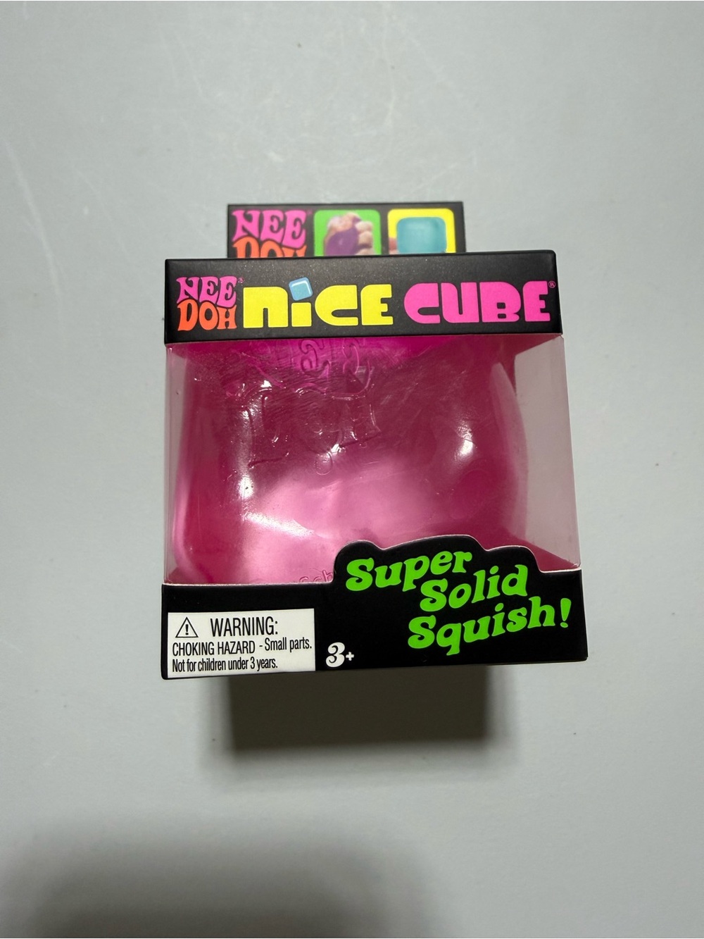 NEEDOH Nice Cube Super Solid Squish - Pink